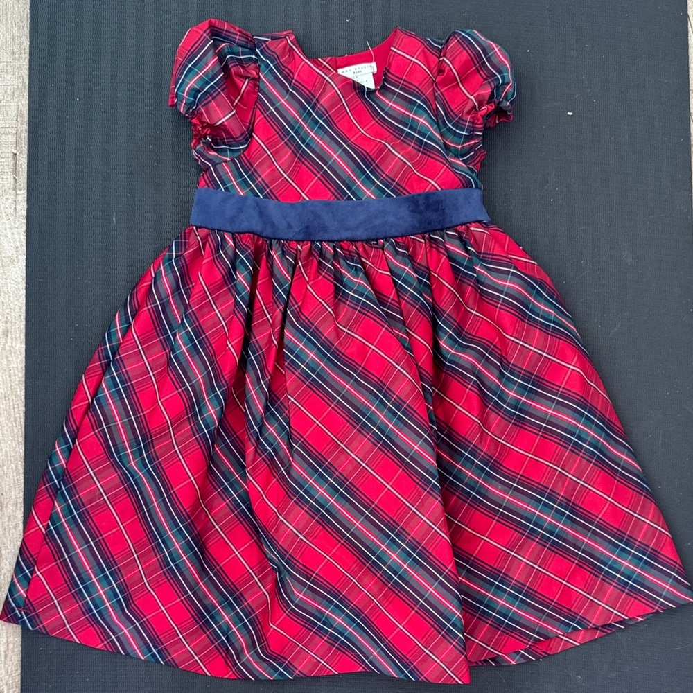 Max Studio Kids Red and Green Plaid Dress for Christmas and Holidays